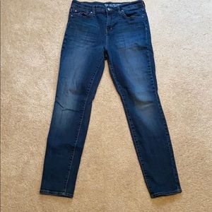 GAP high rise skinny jeans
